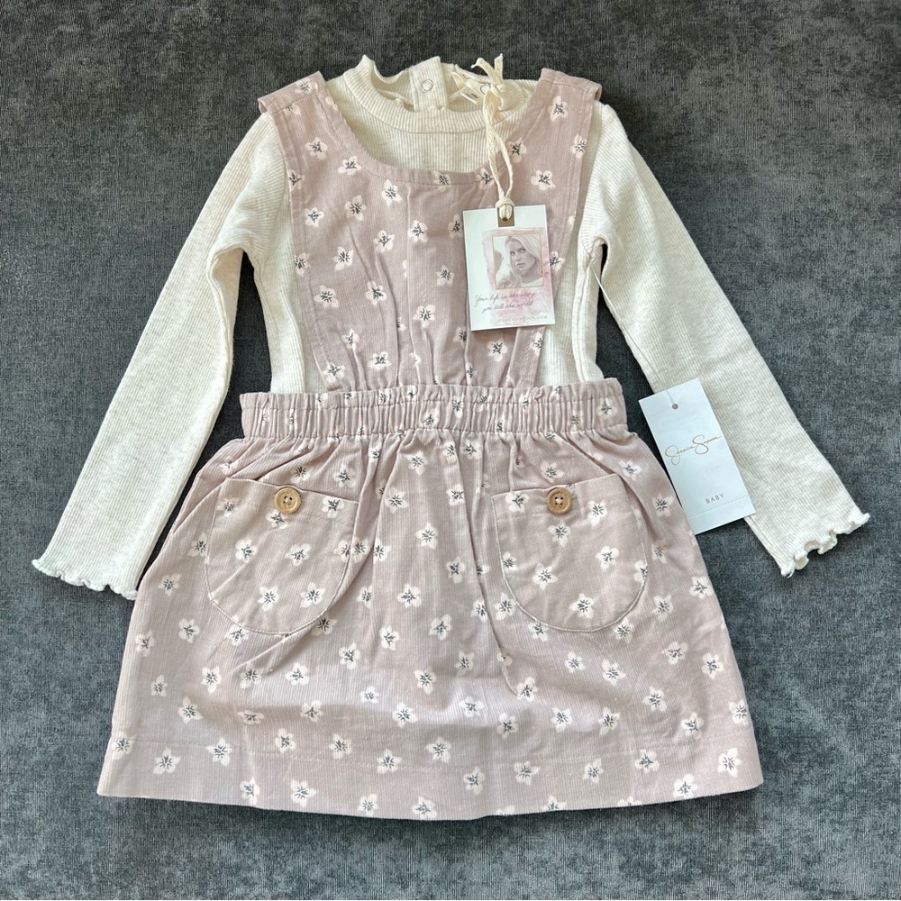 NWT Jessica Simpson Skirtall Set Size 18 Months